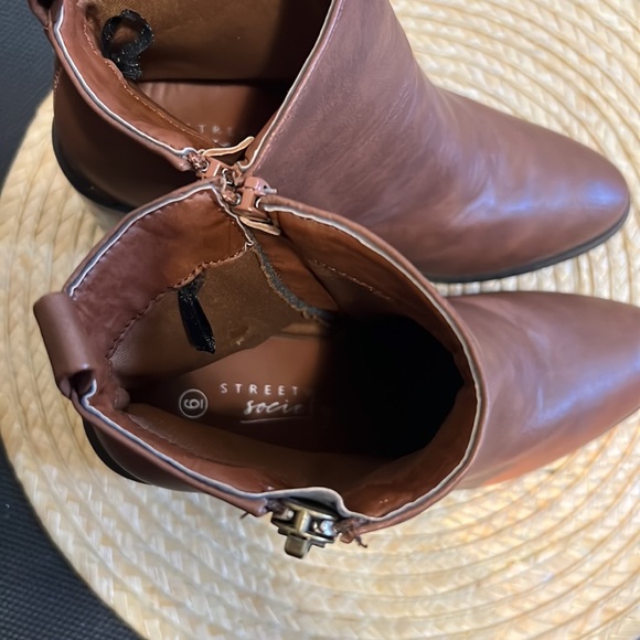 StreetWear Society Chunky Block Heel Ankle Booties Size 6 - Picture 10 of 11